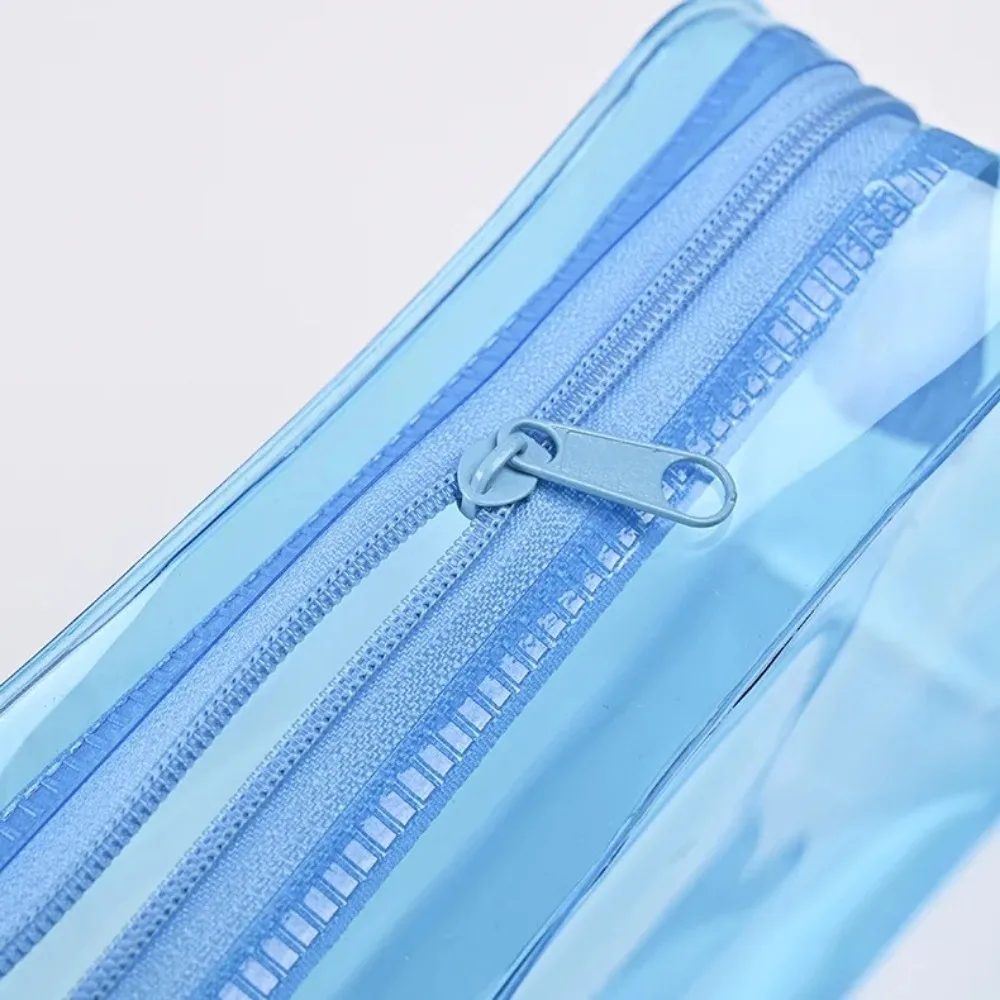 Colorful Transparent Cosmetic Bag Women Makeup Bag PVC Jelly Wash Bag Large Capacity Travel Cosmetics Organizer Makeup Pouch thumbnail 5