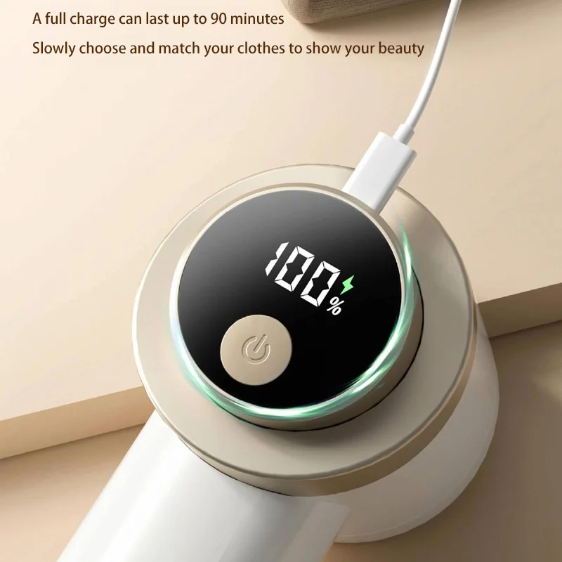 Fully Automatic Hair Ball Trimmer Household Clothing Shaver Digital Display Shaving Machine Clothes Ball Remover Hair Remover thumbnail 4