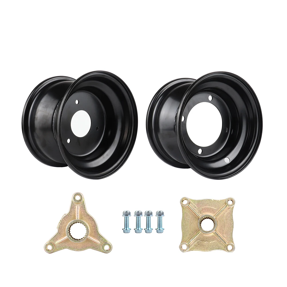 3&4 holes 7 inch Front wheel Hub Rims For 110cc125cc 150cc 200cc 250cc ATV Go kart UTV Buggy Quad Dirt Bike 7" vacuum Tyre Parts thumbnail 6