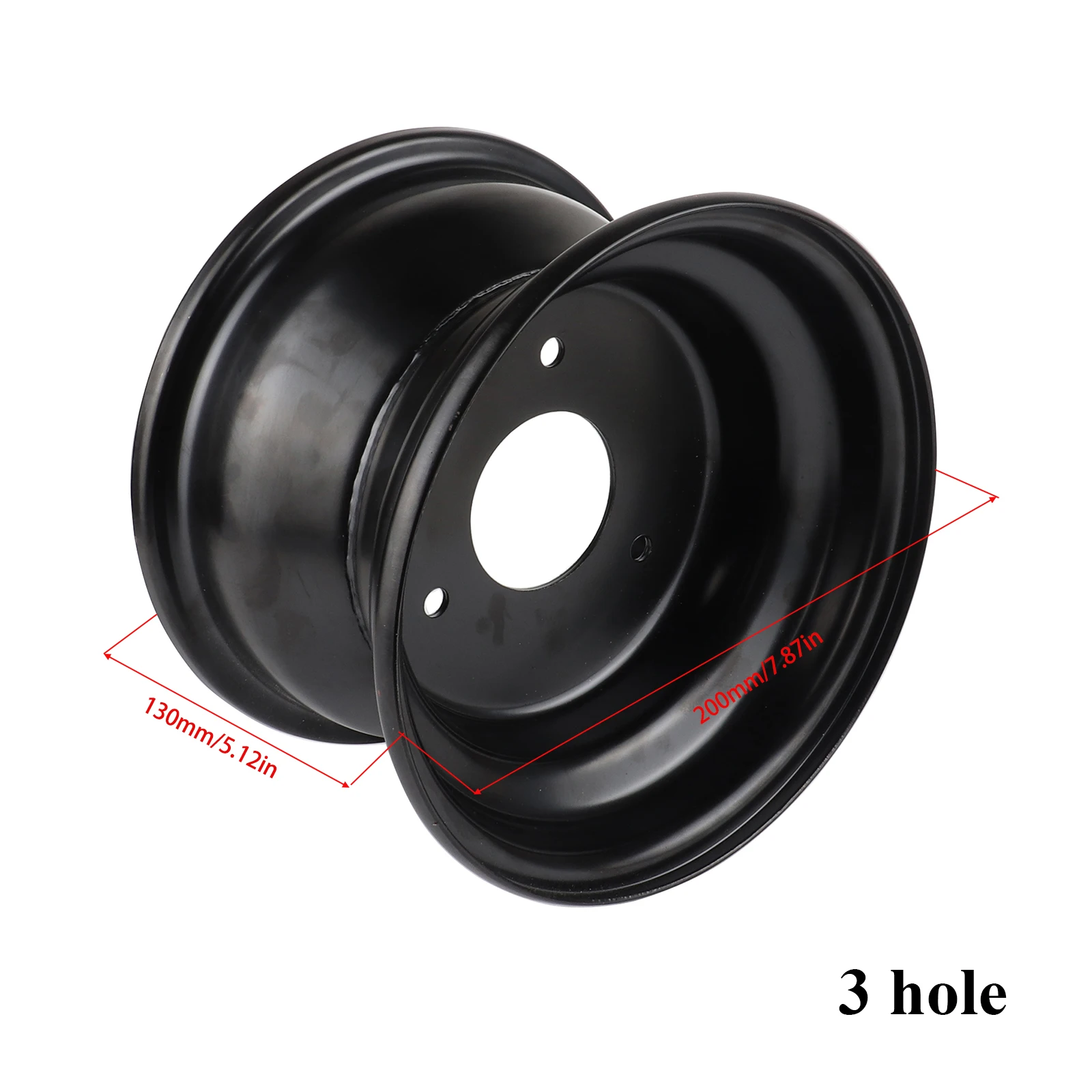 3&4 holes 7 inch Front wheel Hub Rims For 110cc125cc 150cc 200cc 250cc ATV Go kart UTV Buggy Quad Dirt Bike 7" vacuum Tyre Parts thumbnail 2