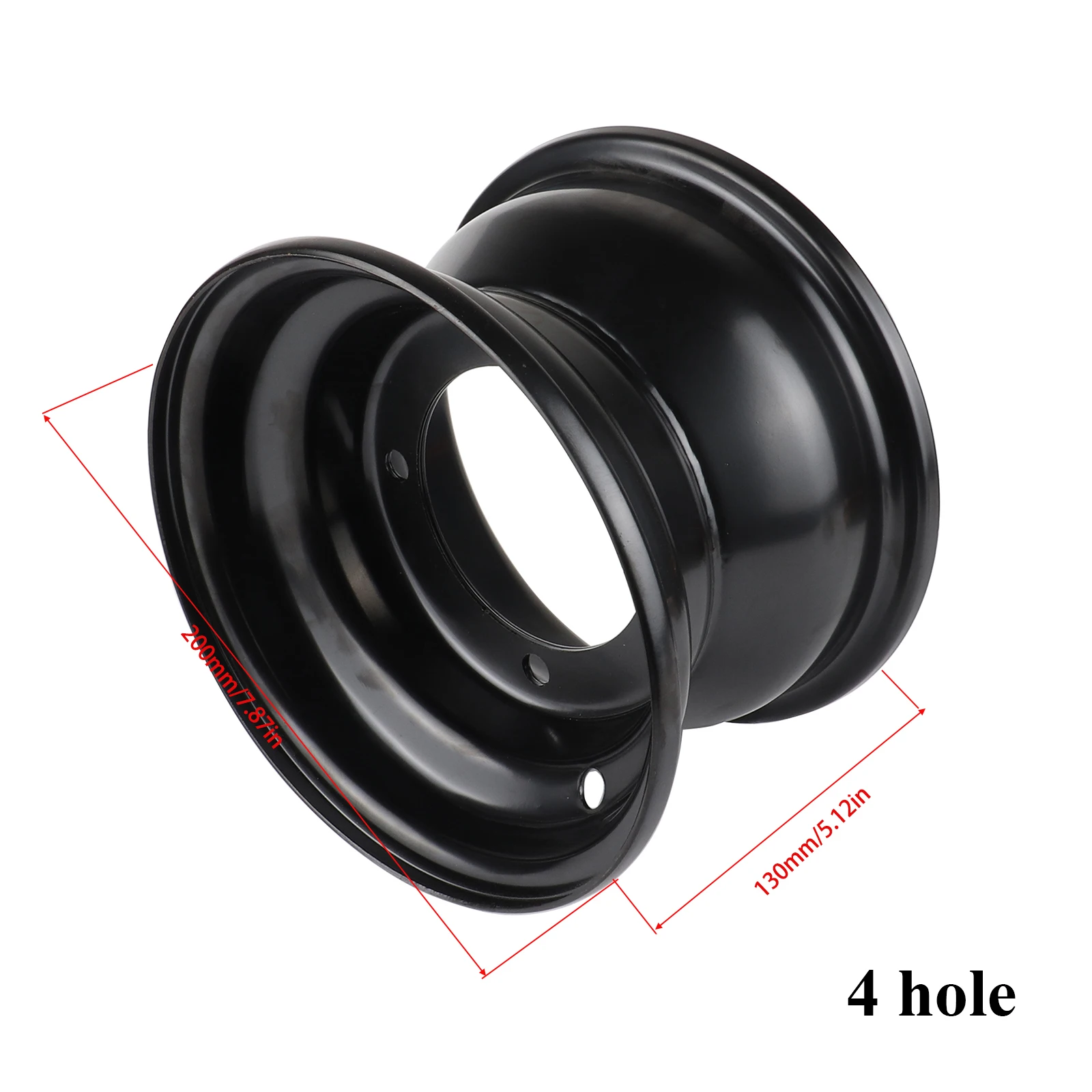 3&4 holes 7 inch Front wheel Hub Rims For 110cc125cc 150cc 200cc 250cc ATV Go kart UTV Buggy Quad Dirt Bike 7" vacuum Tyre Parts thumbnail 4