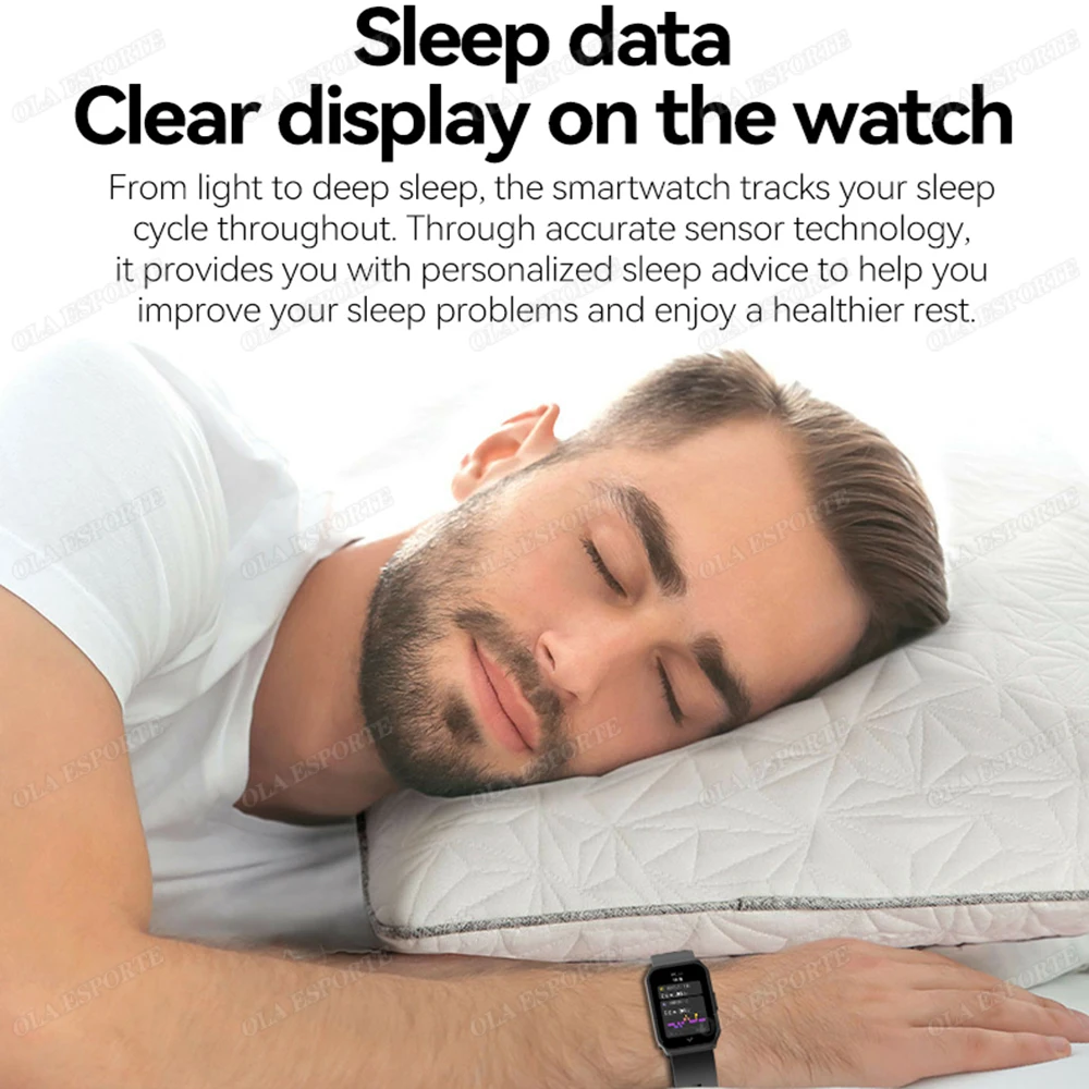 For Women Men Smart Watch AMOLED Screen Health Heart Rate Monitoring Bluetooth Call IP68 Waterproof Outdoor Sport Smart Bracelet thumbnail 3
