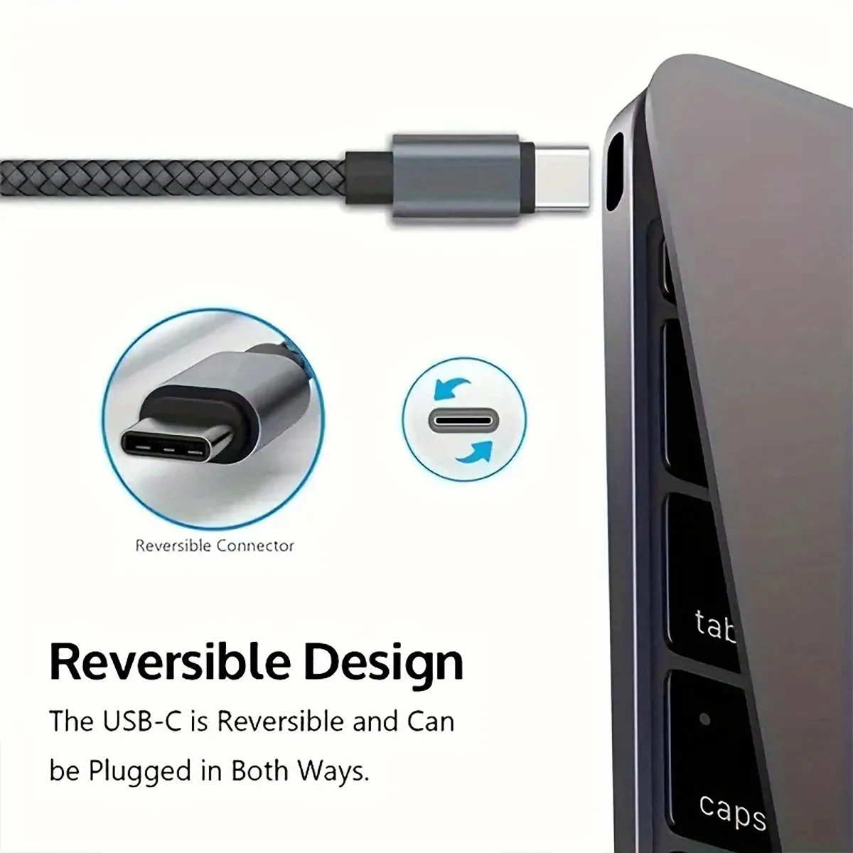 66W 5A Nylon 1m 2m 3m USB C To Type C Fast Charging Cable for Iphone 15 16 Pro Max Samsung S24 Xiaomi OPPO Charging Cable thumbnail 4