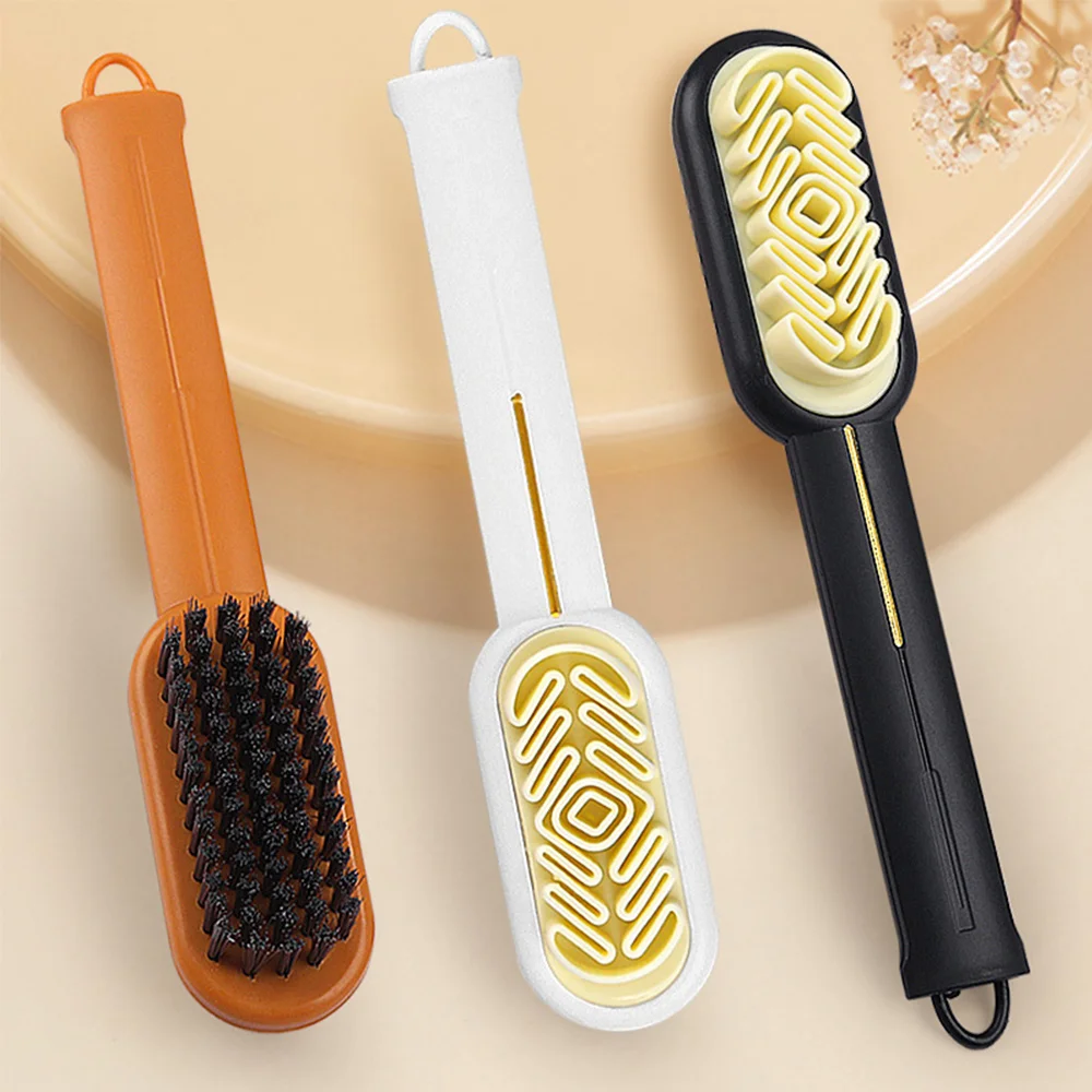 2 Sided Long Handle Suede Cleaning Brush Shoe Brush Sneakers Cleaner Shoes Stain Dust Boot Cleaner Stain Removal Rubber Brush thumbnail 6