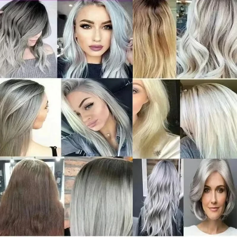 Magic Lock Color Hair Mask Blonde Bleaching Yellow Remove Linen Gray Silver Effect Anti Brass Tones Hair Shampoo Care thumbnail 2