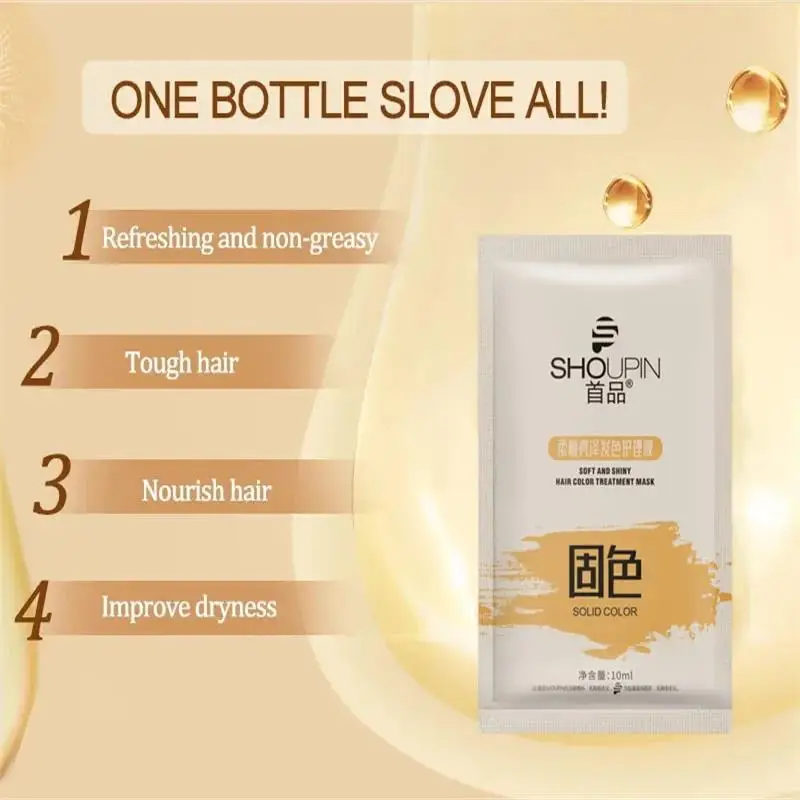 Magic Lock Color Hair Mask Blonde Bleaching Yellow Remove Linen Gray Silver Effect Anti Brass Tones Hair Shampoo Care thumbnail 6