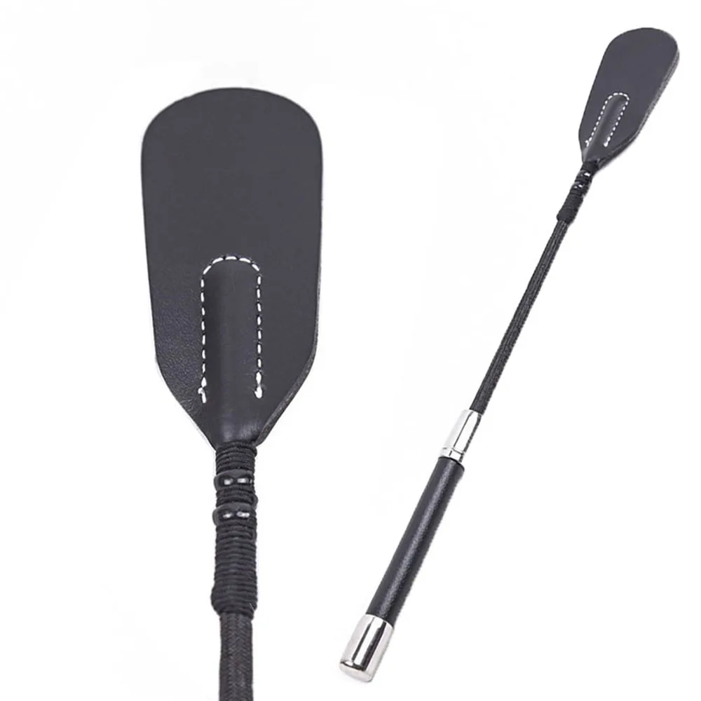 Dominant erotic Sexy Leather feather tickler Paddle Clapper Stimulating Bedroom Games BDSM Bondage Sex Toys Set For Him Her thumbnail 2
