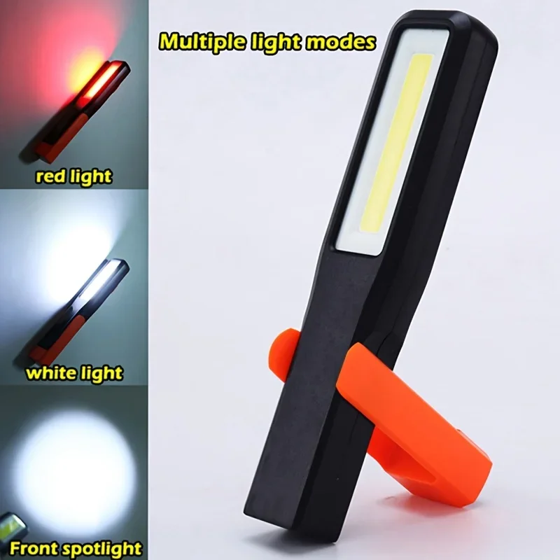 Rechargeable Portable Work Light,Bright LED COB Flashlight,Magnetic Hook,360° Rotatable,USB,Outdoor Camping Fishing Emergency thumbnail 3