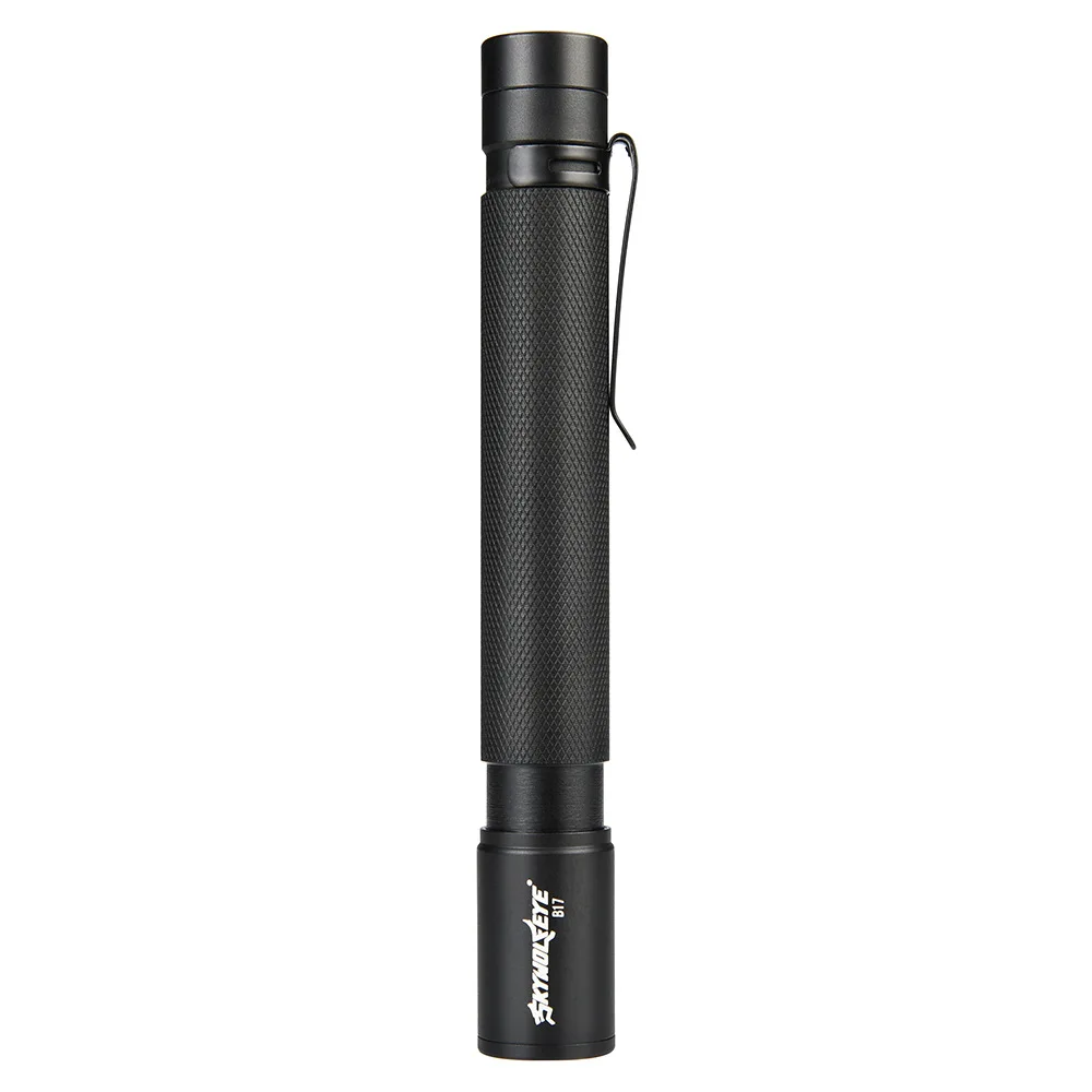 Skywolfeye 2 AA battery LED strong light flashlight, outdoor telescopic pen light with pen holder, small flashlight thumbnail 4