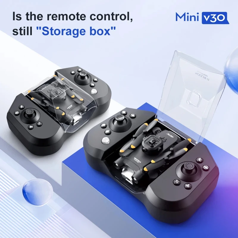 Lenovo Mini V30 RC Drone 8K Aerial HD Profesional RC Drones Five-sided Obstacle Avoidance Helicopter Convenient GPS Drone thumbnail 3