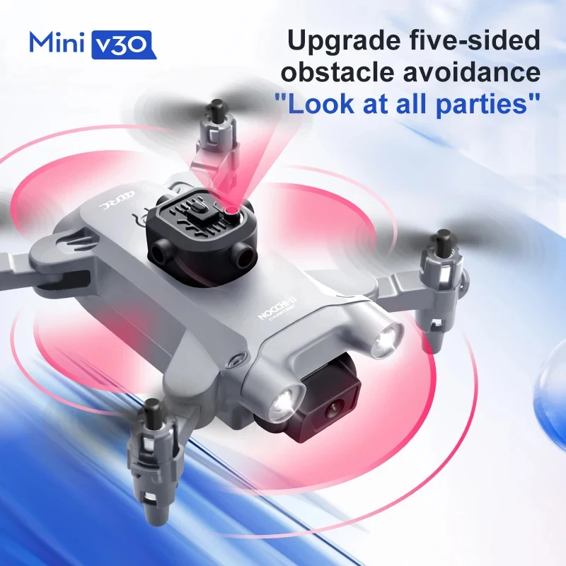 Lenovo Mini V30 RC Drone 8K Aerial HD Profesional RC Drones Five-sided Obstacle Avoidance Helicopter Convenient GPS Drone thumbnail 6