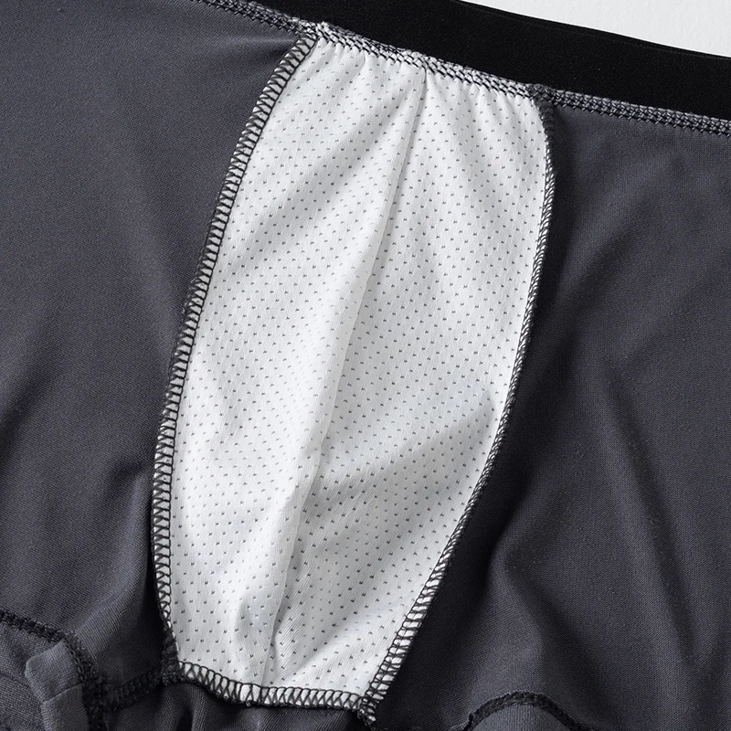 4/10 Piece Set Of Men's Classic Fashion Solid Color Underwear Comfortable Plus Size Teenage Black Boxer Shorts Base Shorts thumbnail 6