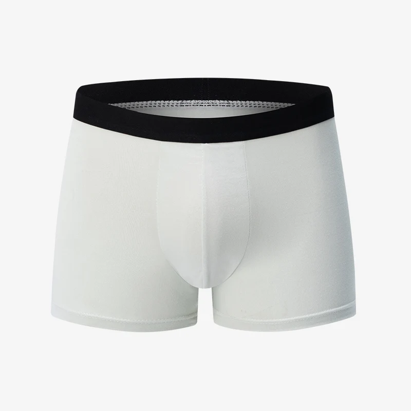 4/10 Piece Set Of Men's Classic Fashion Solid Color Underwear Comfortable Plus Size Teenage Black Boxer Shorts Base Shorts thumbnail 5