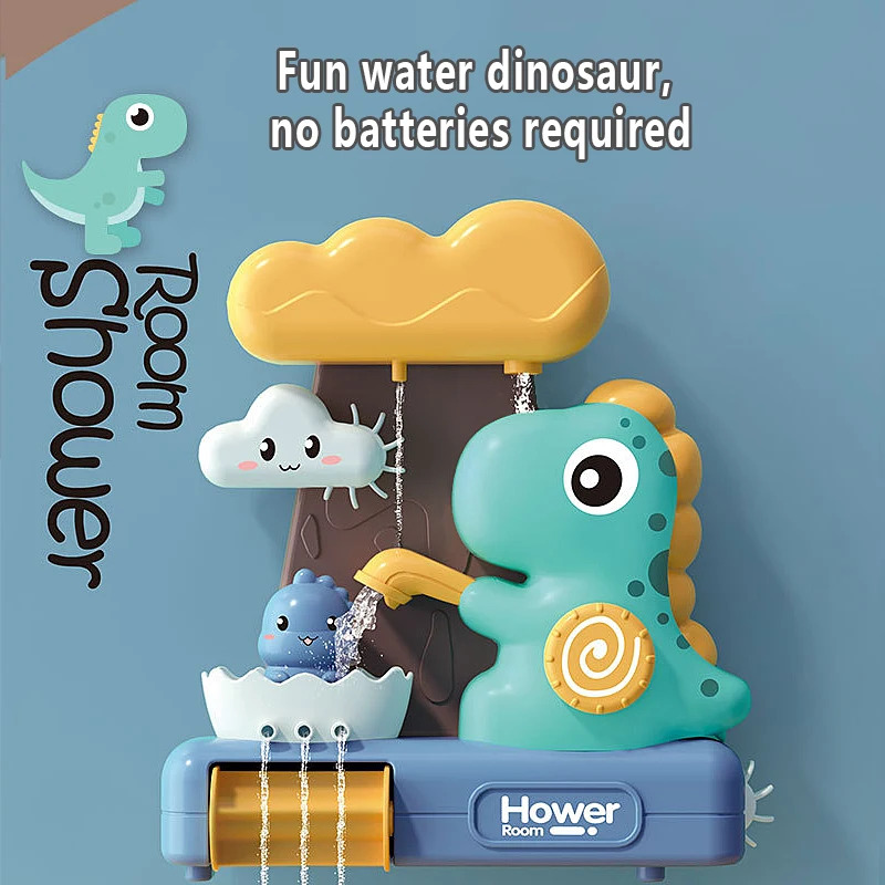 Toddler Bath Toy Baby Sprayer with Fun Dinosaur Design for Boys and Girls Educational Bathtub Toy for Babies and Preschoolers wi