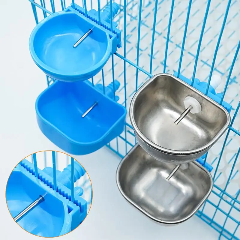 4Pcs Stainless Steel / Plastics Rabbit Automatic Water Bowl Farm Chicken Duck Drinker Easy to Install Animals Drinking Bowls thumbnail 6