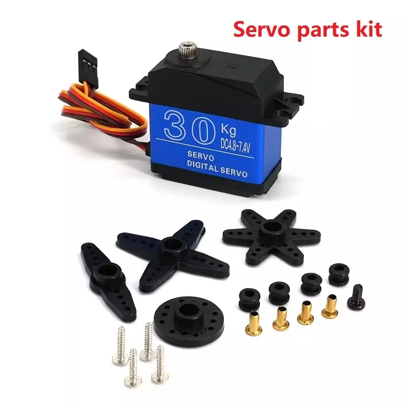 High-Torque Waterproof Servo 20KG 25KG 30KG 35KG 180 270 Degree Digital Copper Gear/Steel Gear Servo, For Robot Arm DIY thumbnail 4