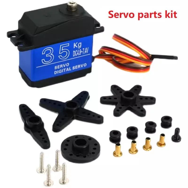High-Torque Waterproof Servo 20KG 25KG 30KG 35KG 180 270 Degree Digital Copper Gear/Steel Gear Servo, For Robot Arm DIY thumbnail 5