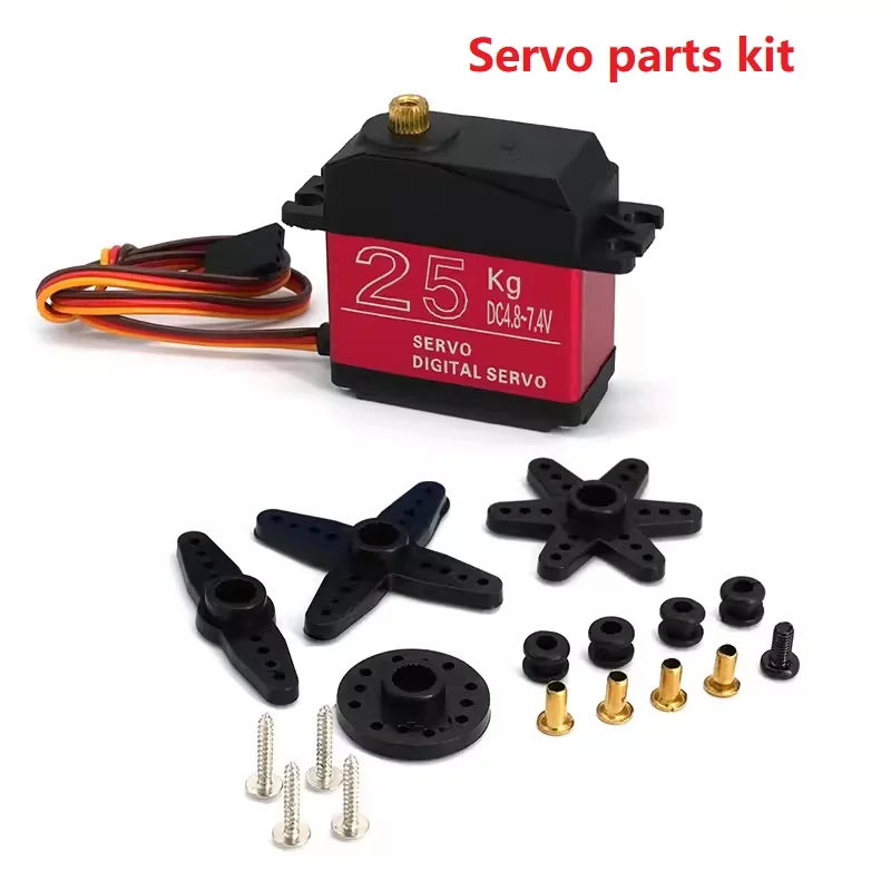 High-Torque Waterproof Servo 20KG 25KG 30KG 35KG 180 270 Degree Digital Copper Gear/Steel Gear Servo, For Robot Arm DIY thumbnail 3