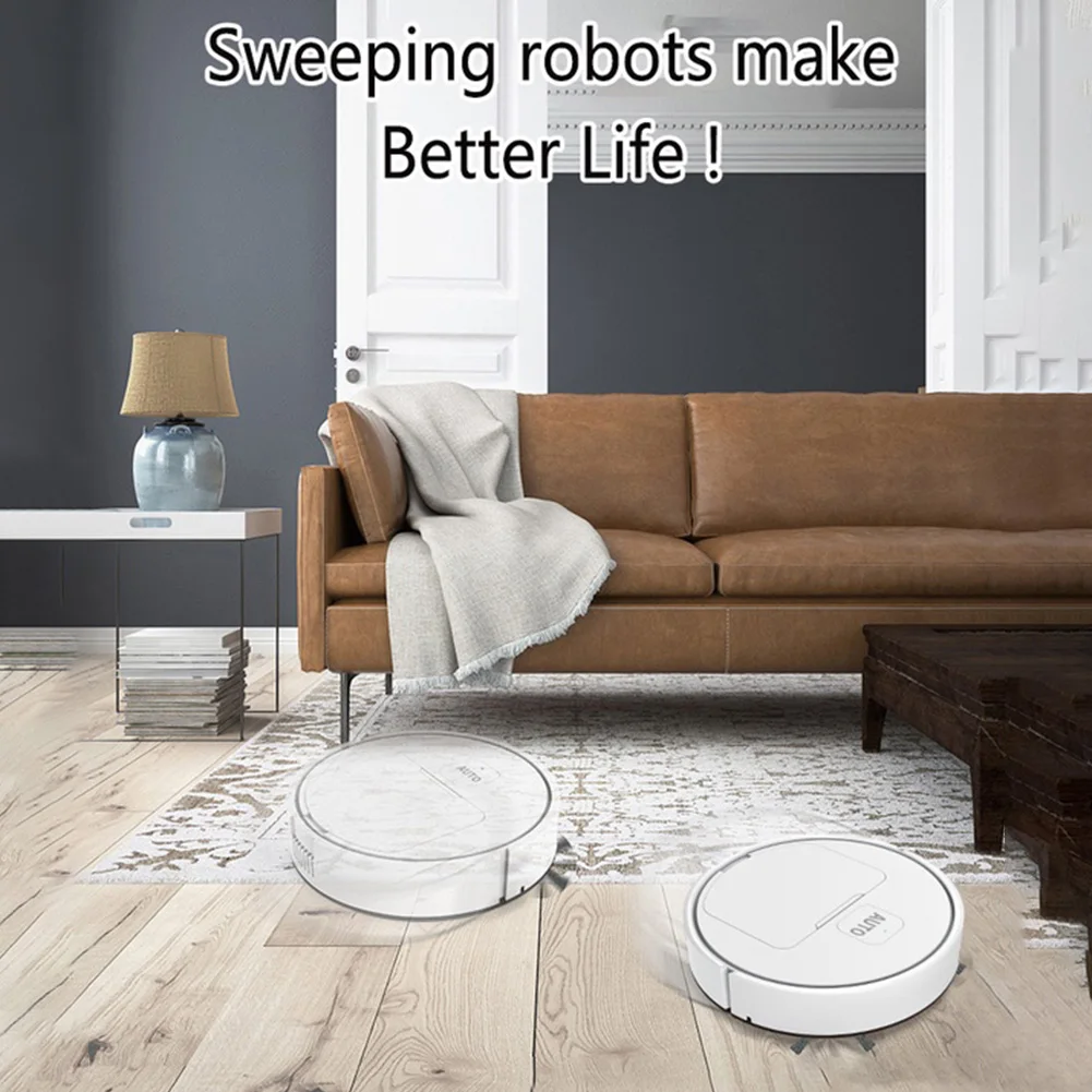 Sweeper Robot 75 Min Runtime Robotic Vacuum and Mop Combo USB Rechargeable 1000Pa Suction for Home Floor Washing Carpet Pet Hair thumbnail 4