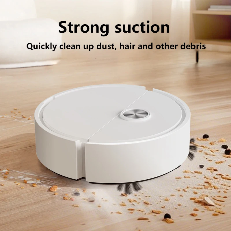 New 3-in-1Smart Sweeping Robot Intelligent Cleaner Household Rechargeable Fully Automatic Vacuum Cleaner Suction Pet Hair thumbnail 4