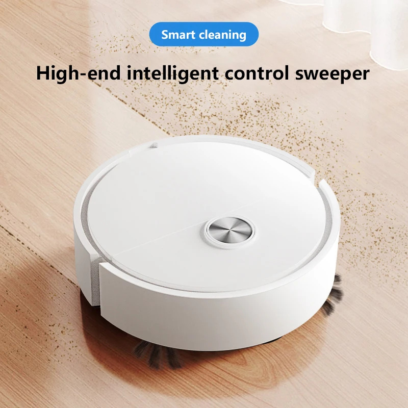 New 3-in-1Smart Sweeping Robot Intelligent Cleaner Household Rechargeable Fully Automatic Vacuum Cleaner Suction Pet Hair thumbnail 2