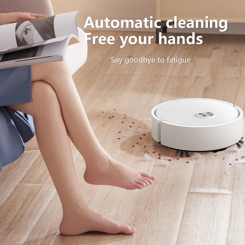 New 3-in-1Smart Sweeping Robot Intelligent Cleaner Household Rechargeable Fully Automatic Vacuum Cleaner Suction Pet Hair thumbnail 6