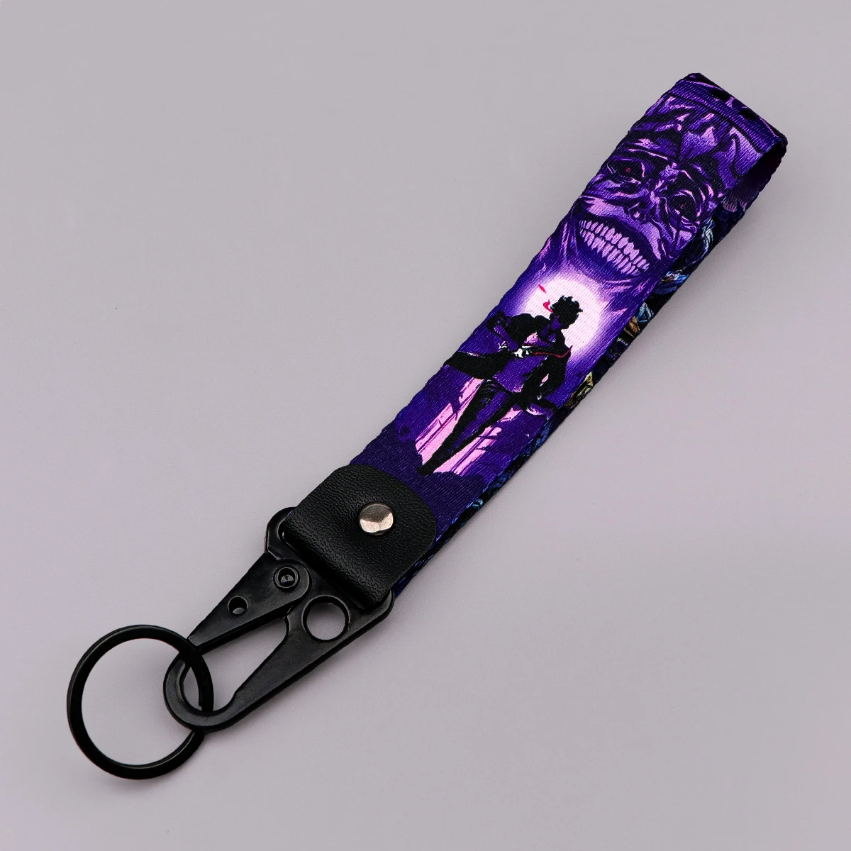 Manga Car Keychain Cool Anime Key Rings Boys Key Tags Jewelry Men Women Lanyard Motorcycle Accessories Gifts For Friends thumbnail 2