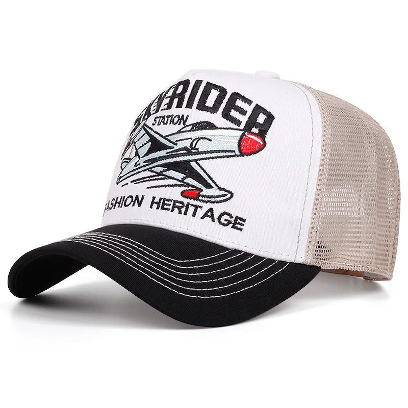 2025 Creative New Webhat SKYRIDER Airplane Street Dance Skateboarding Hip Hop Hat Truck Hat Outdoor Sports Sunshade Baseball Hat thumbnail 2