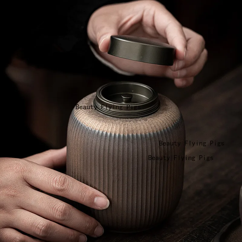 Japanese Style Ceramic Urn for Ashes Funeral Urn for Cats and Dogs Household Pet Supplies Human Cremation Urn Coffin Box thumbnail 5