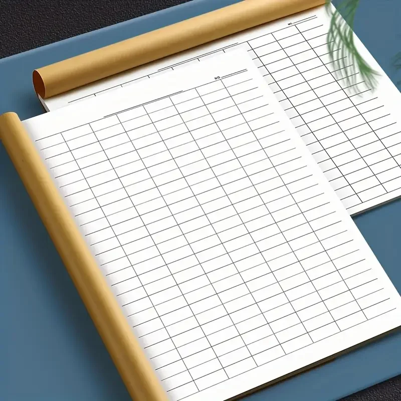 30-Sheet Multi-Purpose Notebook Attendance Book Notepad Horizontal & Vertical Layout Notebooks Writing Pads Office School