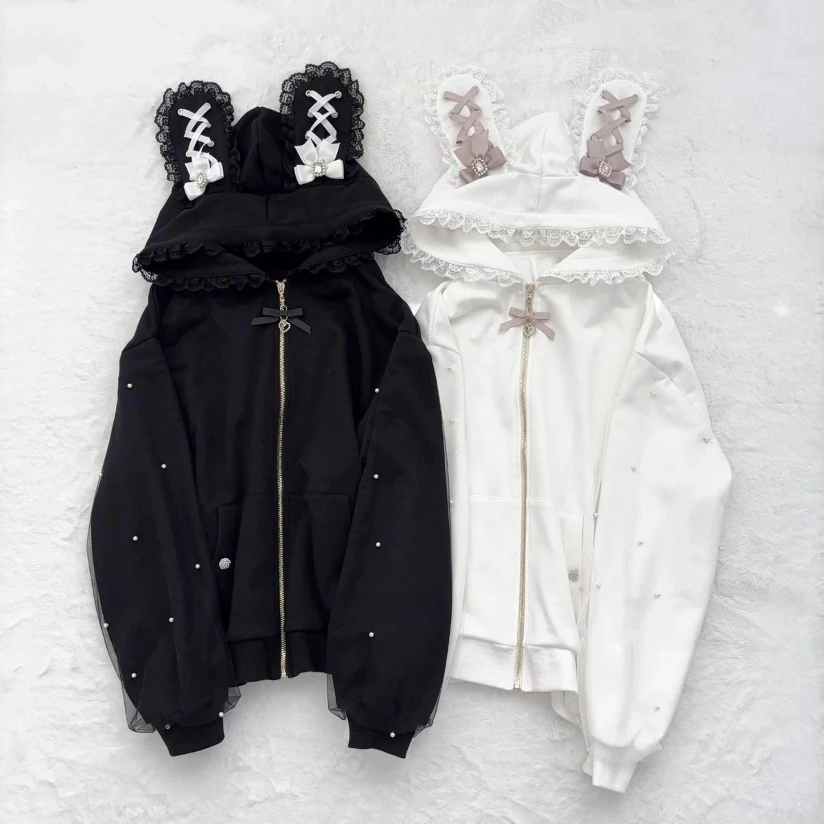 American Vintage Japanese Jacket Hooded Women 2026 Cotton Coats Outwear Design Subculture Gothic Sweatshirts Harajuku thumbnail 3