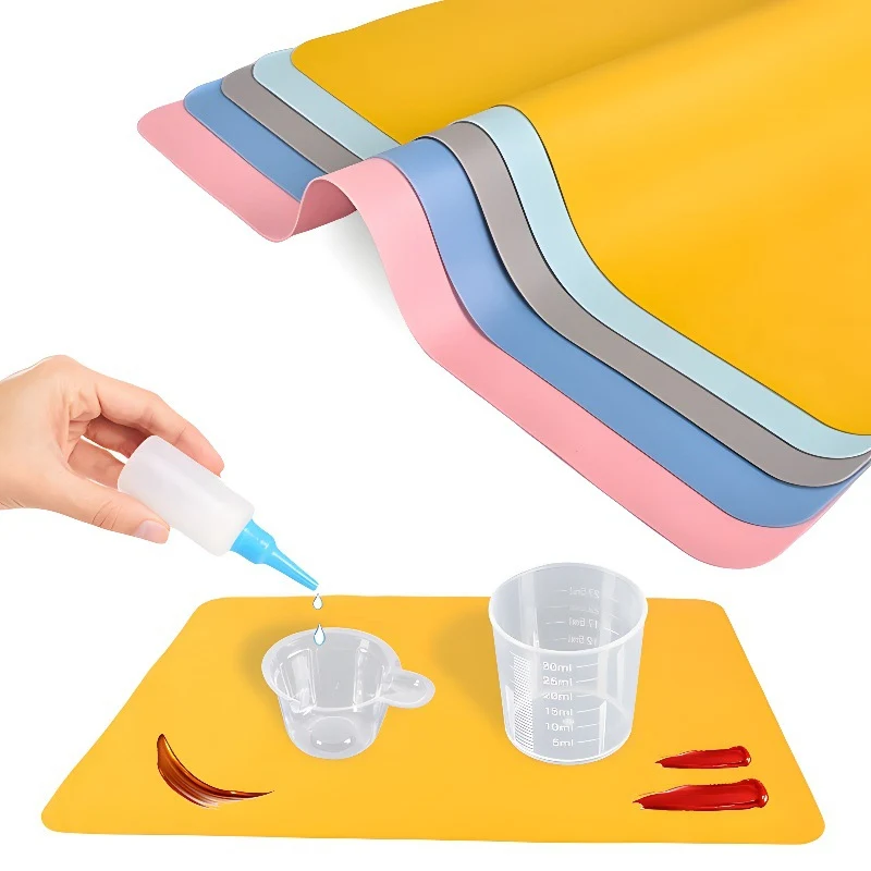 50X40/60X40cm Large Silicone Table Mat High Quality Waterproof Placemat Resin Pad for DIY Jewelry Making Accessories Baking Mat thumbnail 4