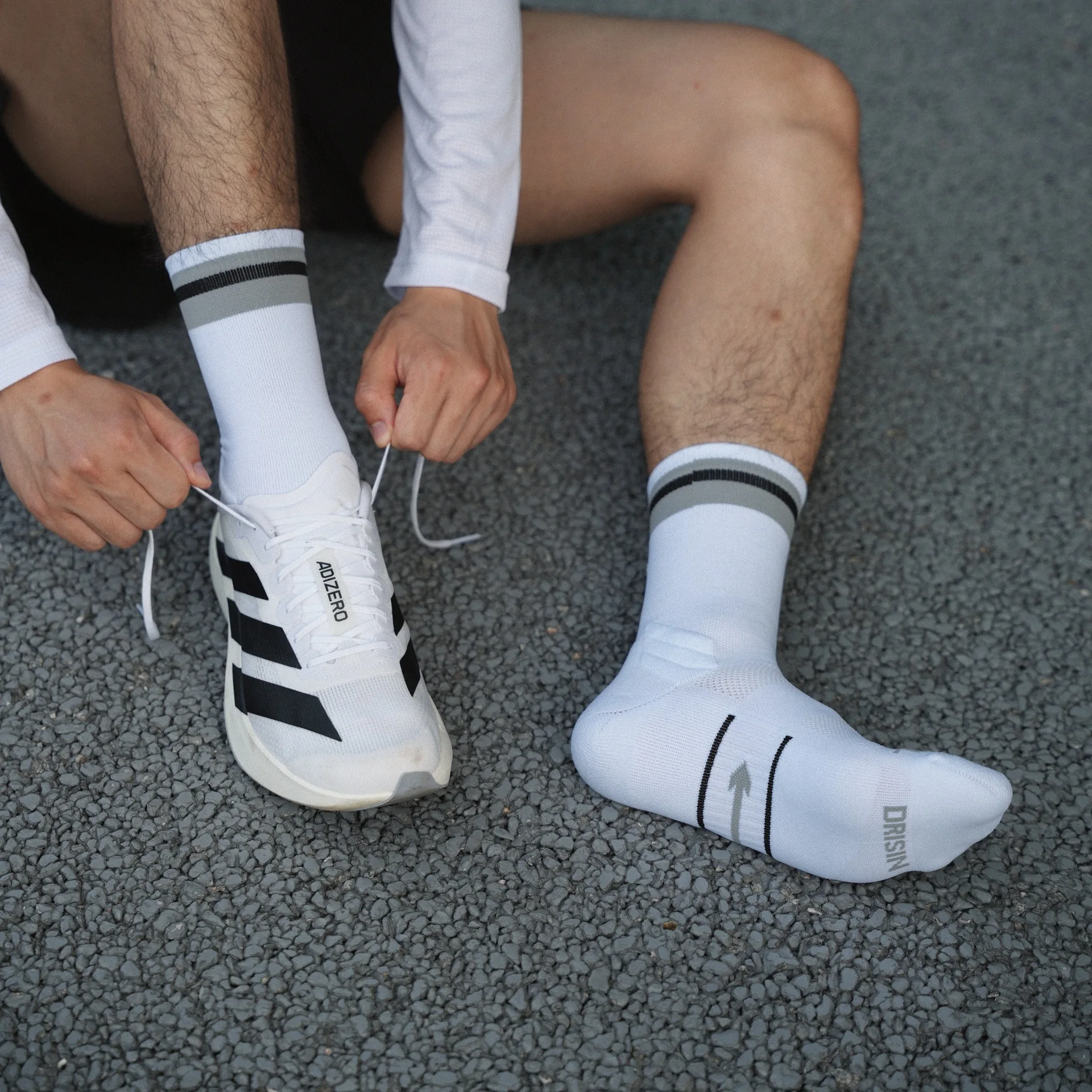 Running Compression Socks Spring Autumn Man Woman Marathon Cycling Sports Crew Sock thumbnail 2