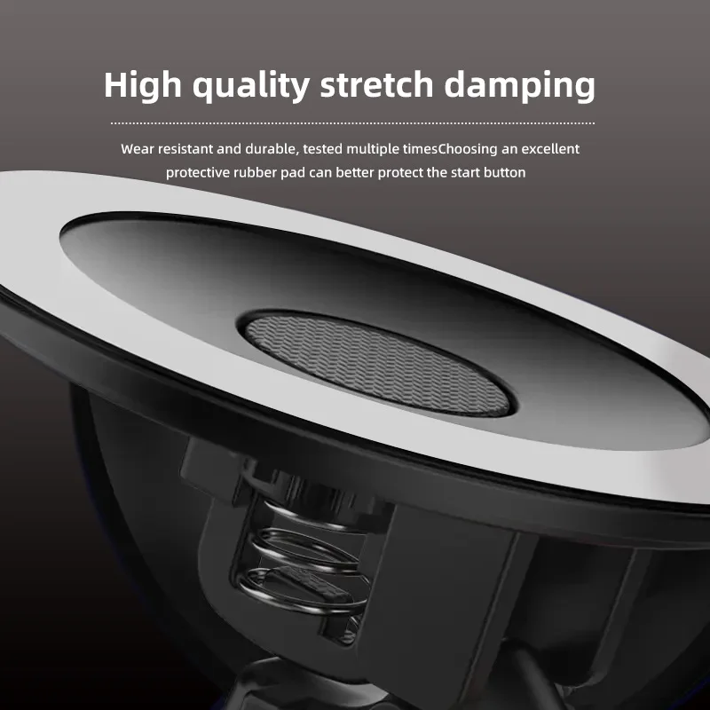 Car Start Button Cover Rocker Automotive Interior Accessory Retro Joystick Decoration Universal New Car Gift thumbnail 2