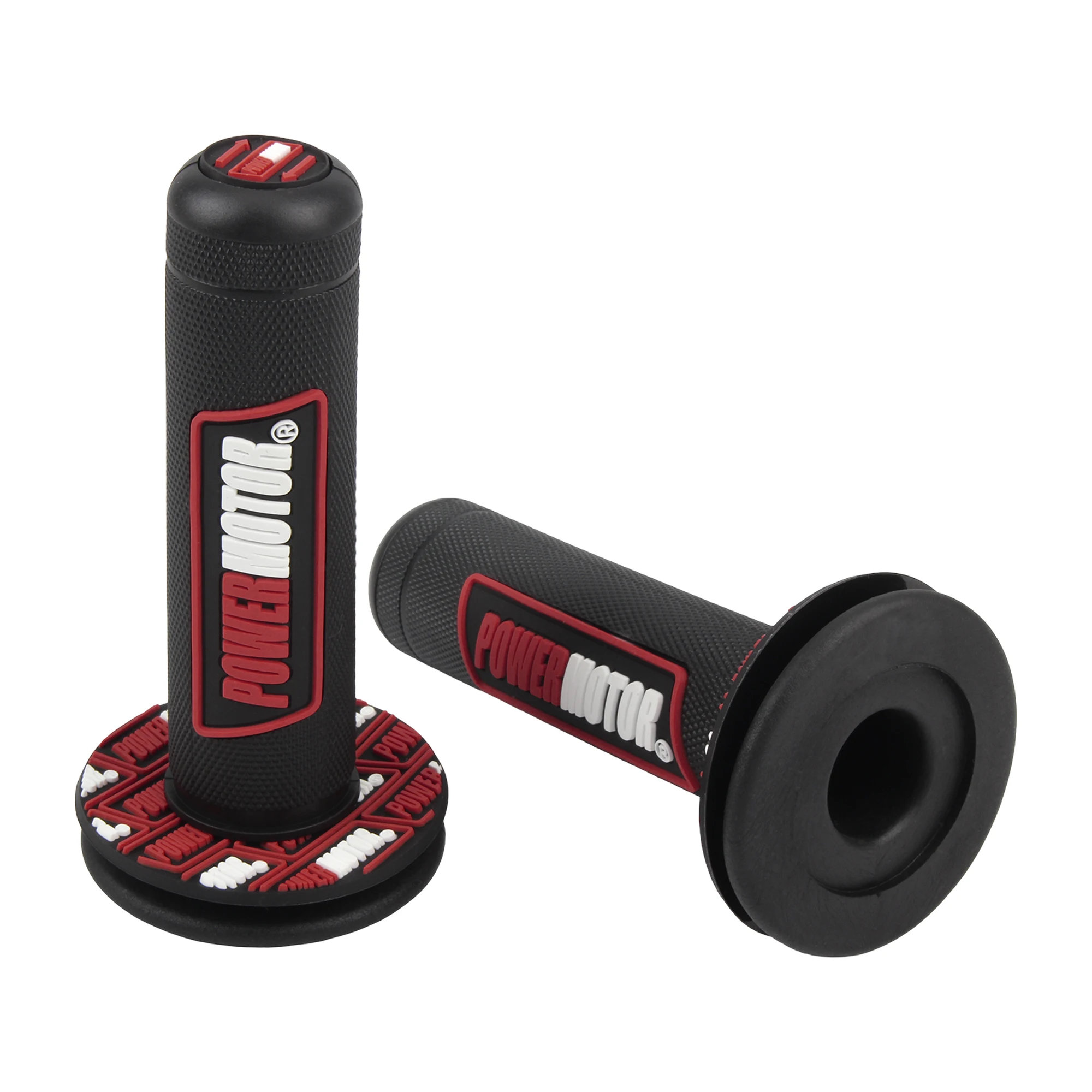 22 24mm Motorcycle PowerMotor Grips Anti-slip Gel Handle Wear-resistant Shock-absorbing Handlebar Accessories Motocross Pit Bike thumbnail 4