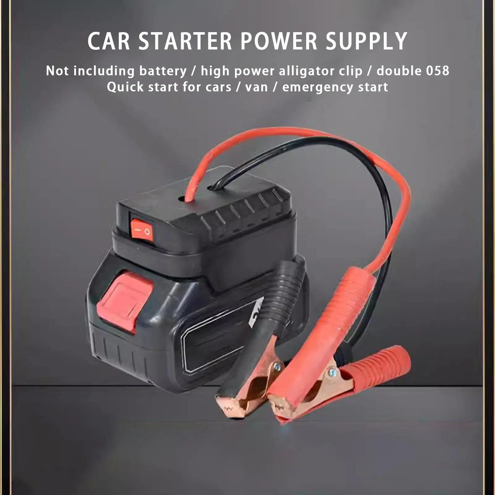 ForMakita Electric Jump Starter Portable Jump Starter Lithium Battery Jumper Box Battery Pack Quick Charging Automotive Booster thumbnail 3