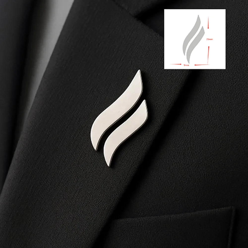 Custom Logo/Image Men’s Replaceable Brooch Set, Metal Lapel Pins for Formal Suits, Ideal for Business & Personalized Gifting thumbnail 5