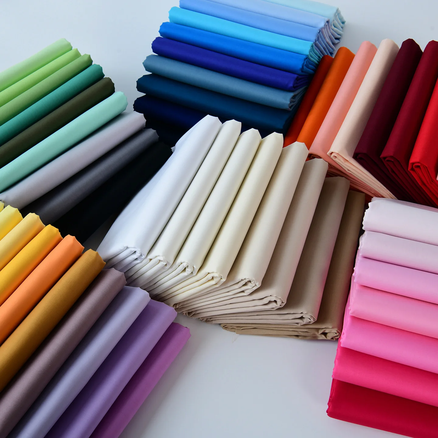140x50cm 60s Pure Cotton Fabric Solid Color Plain Weave Cloth for Clothing DIY Craft Sewing Cloth thumbnail 4