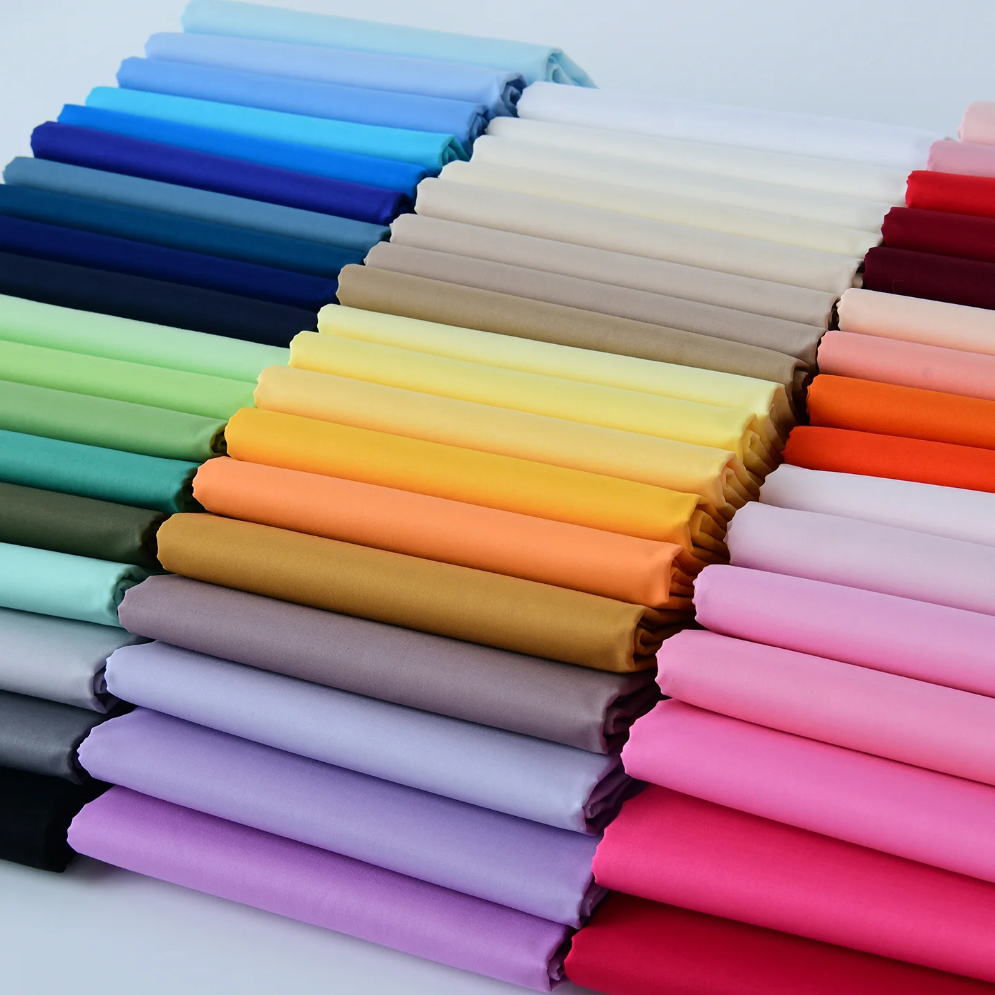 140x50cm 60s Pure Cotton Fabric Solid Color Plain Weave Cloth for Clothing DIY Craft Sewing Cloth thumbnail 2