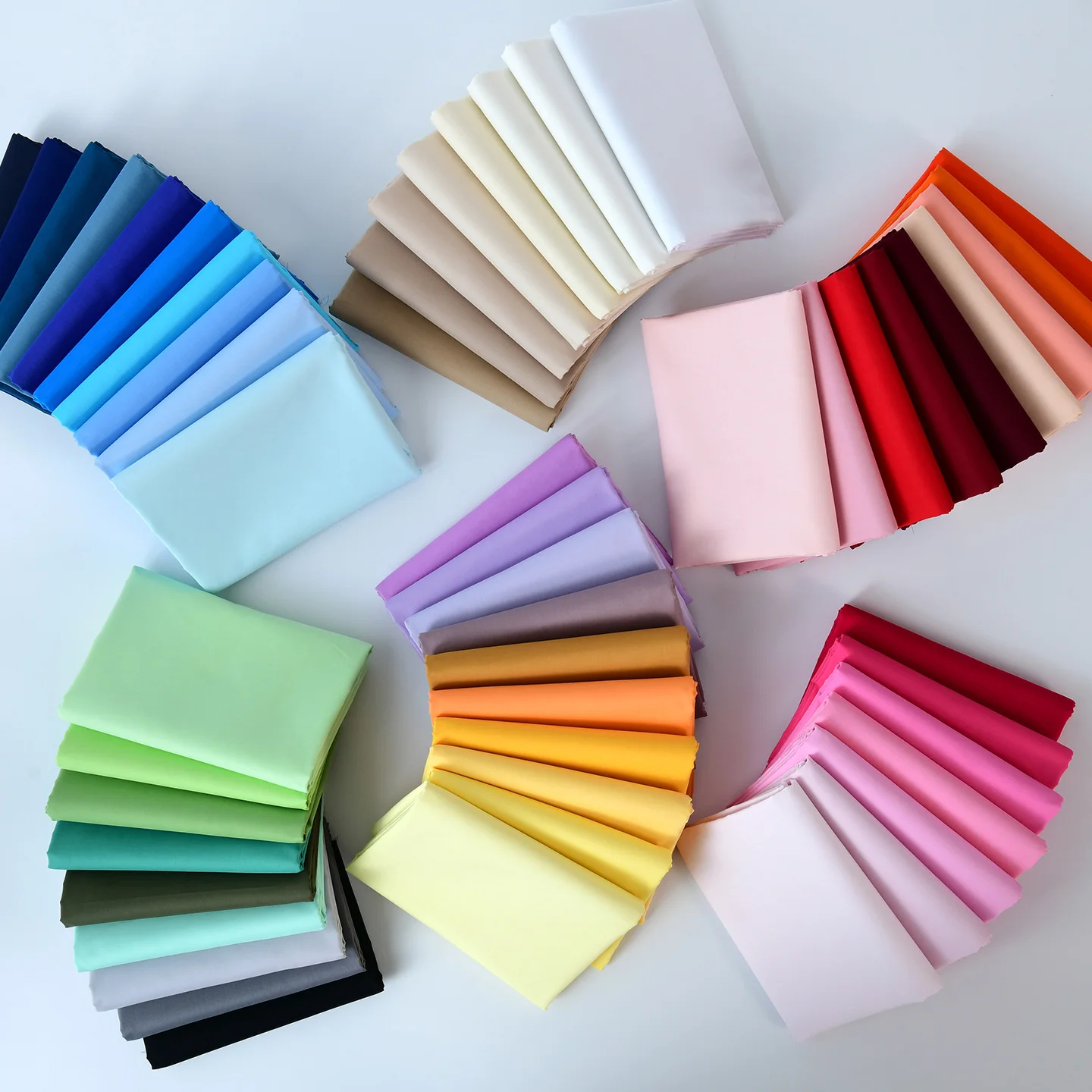 140x50cm 60s Pure Cotton Fabric Solid Color Plain Weave Cloth for Clothing DIY Craft Sewing Cloth thumbnail 3