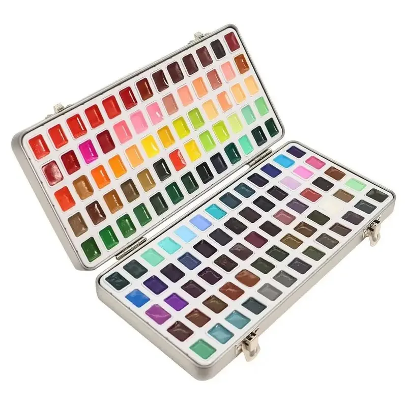 Artists' Watercolor Granulating Colors 24/36/48/60/98/130 Colors 1ml Transparent acuarela Professional pigments supplies thumbnail 6