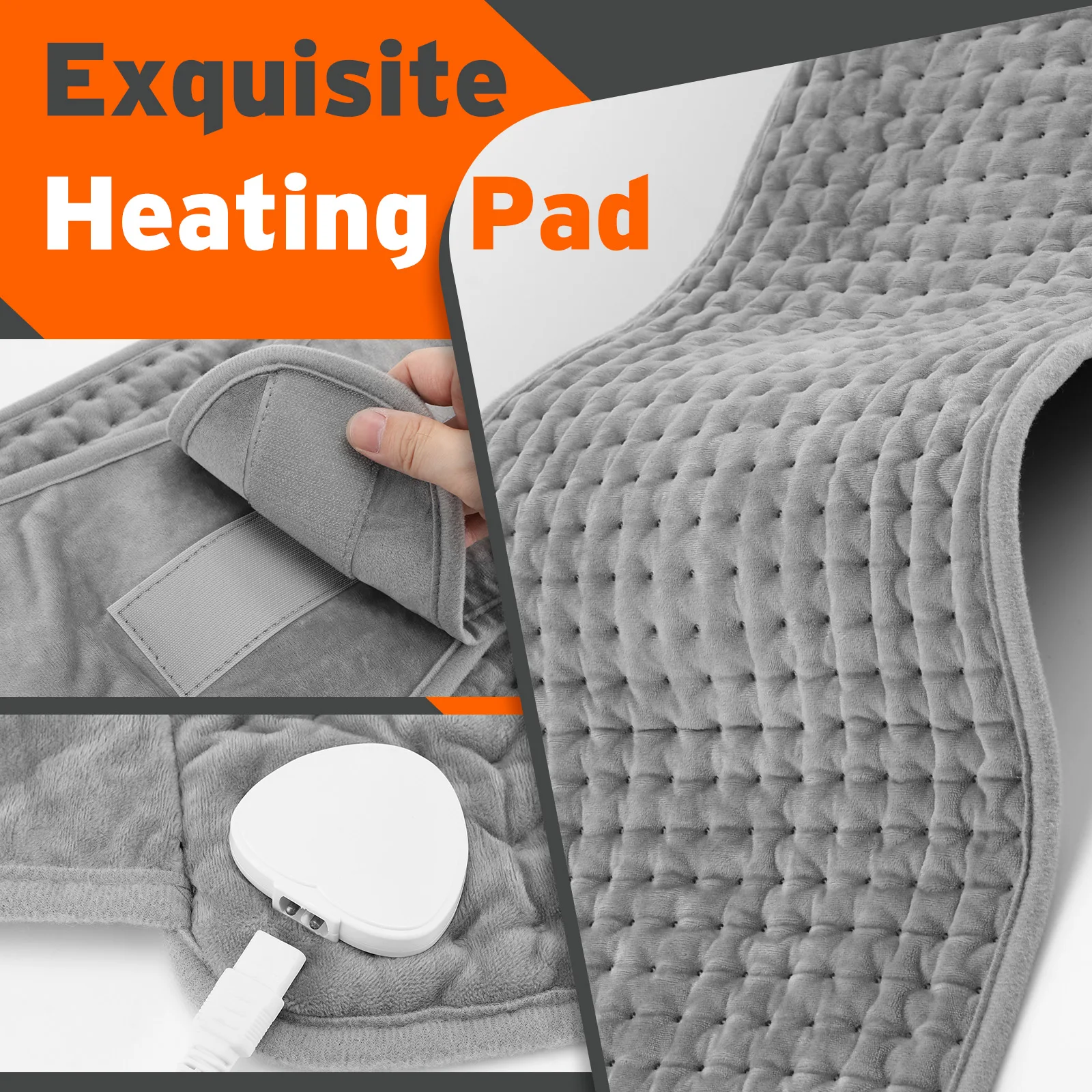 Portable Heating Support Belt Heated Waist Brace With Adjustable Temperature Warm Back Belt Abdomen Warmer Lumbar Support Pad thumbnail 5