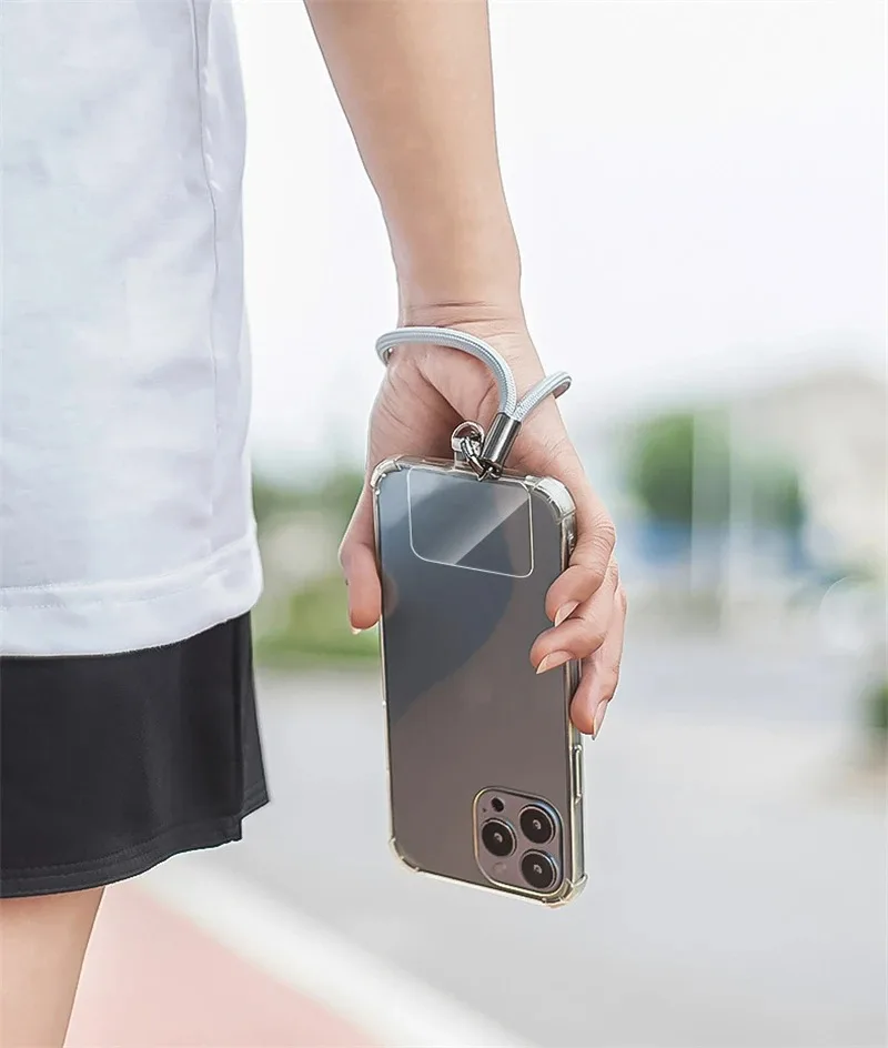 Universal 10pcs/5pcs Phone Anti-lost Lanyard Card  Detachable Phone Charm Strap  Hanging Cord Strap Patch Cell Phone Accessories thumbnail 4