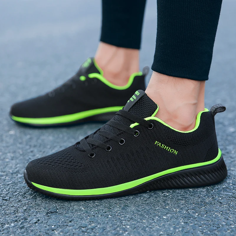 Men Running Walking Knit Shoe Casual Sneakers Breathable Sports Running Athletic Gym Lightweight Outdoor Women Shoes Size38-47 thumbnail 6