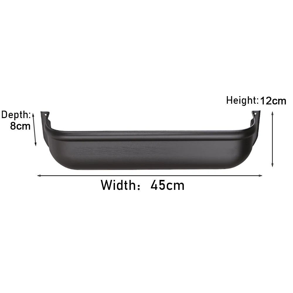 1/2PCS Camper Van Caravan White Storage Pocket Shelf Racking Universal Fit for RV Tools Barn Door with Fitting Screws UK thumbnail 6