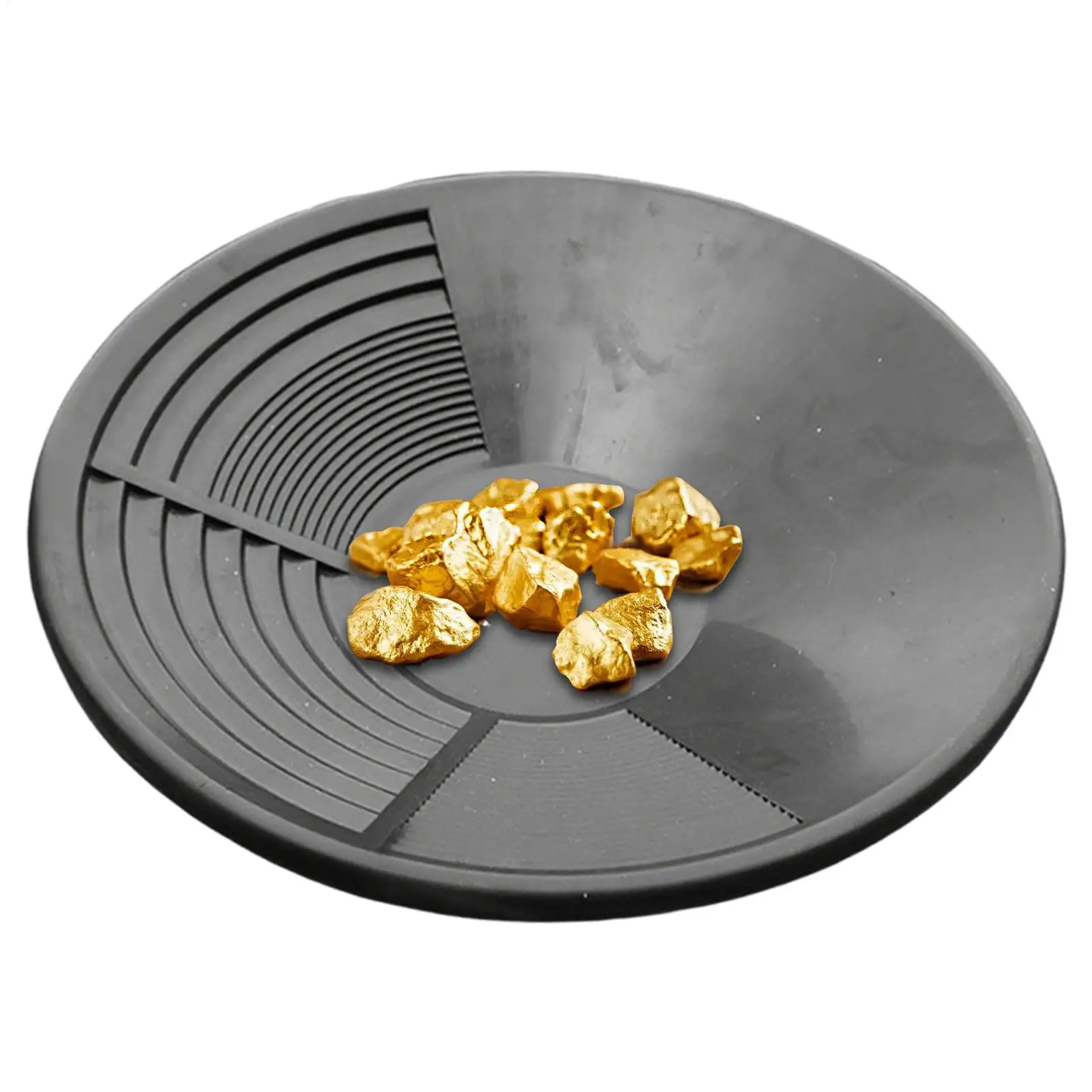 Hot Sale Plastic Gold Pan Basin Gold Mining Pan Ergonomic Gold Panning Tool Gold Pan Mining Tool Gold Panning Equipment