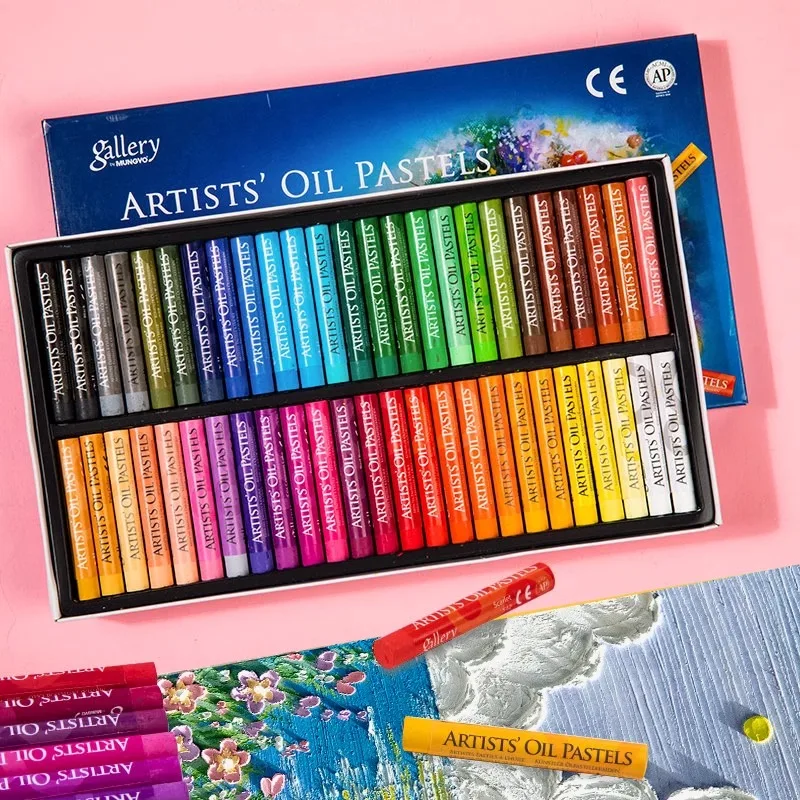 25/50 Colors Oil Pastel Soft Stick Set Children Professional Painting Drawing Graffiti Art Crayons Washable Art Student Supplies thumbnail 2