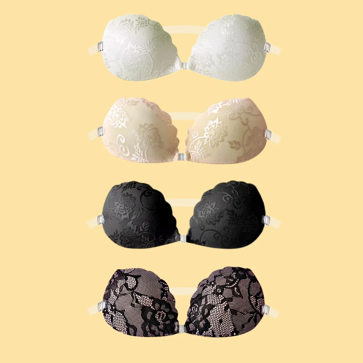 Reusable Women Breast Bra Nipple Cover Invisible Adhesive Strapless Backless Silicone Breast Sticker