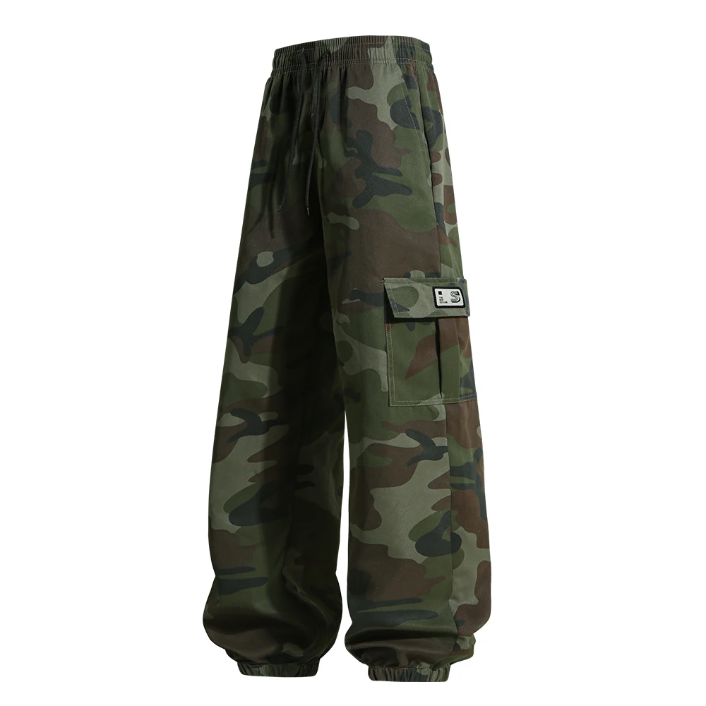 Men's Tactical Camouflage Overalls High-Quality Combat Pants Multi-Pocket Trousers Sports Training Casual Work Pants thumbnail 2