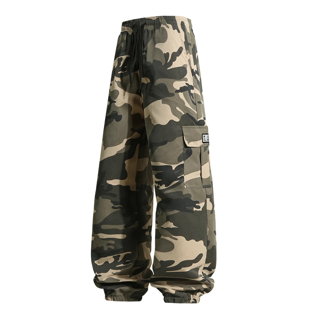 Men's Tactical Camouflage Overalls High-Quality Combat Pants Multi-Pocket Trousers Sports Training Casual Work Pants thumbnail 3